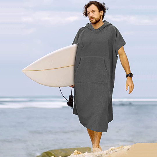 斗篷游泳速干浴巾可穿式成人男士女潜水户外海边沙滩换衣浴袍带帽