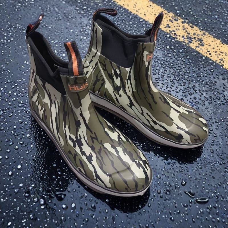 几双男士大码牛布朗外贸橡胶雨鞋39/42/44-45码捡漏 微瑕漏水包退 - 图1