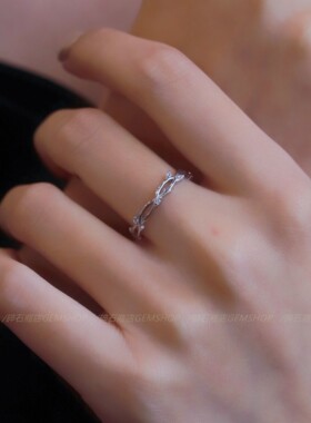 戴上它下午茶赢定了925纯银戒指