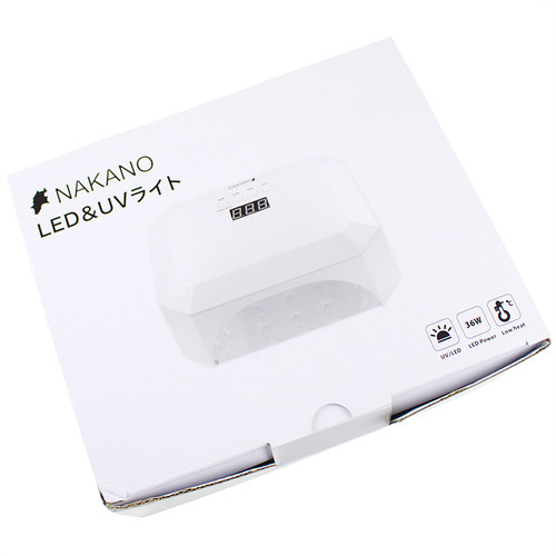 NAKANO新款美甲灯感应光疗灯充电蓄电款和插电款36w UV/LED灯 - 图0