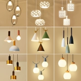 Современная и минималистичная барная креативная люстра для гостиной, светодиодная лампа, светильник, в американском стиле