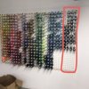 Wire rack solid wood hole board jewelry jade wire beaded rope pagoda seam tough wire rack large and small wire crystal wire twine