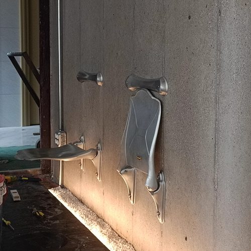 折叠椅复古简约墙挂椅单人中古餐厅商用设计感创意户外工业风翻板 - 图2