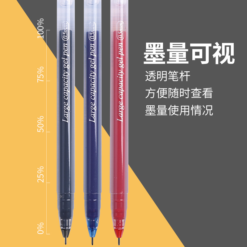 M&G Juneng Writing Large Capacity Black Correction Gel Pen