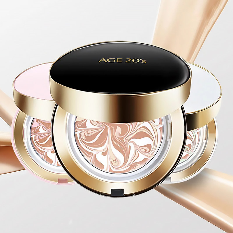 韩国专柜age20s爱敬气垫三色拉花新款遮瑕保湿持久控油bb粉底膏,淘宝优惠券,粉丝福利购,淘宝优惠卷