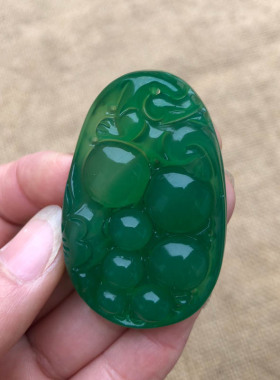 天然玛瑙本命年挂件吊坠送证书