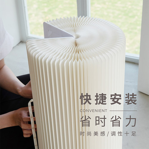 十八纸圆柱商品展示台橱窗展示架货架陈列圆形装饰台中岛落地流水 - 图0