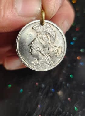 雅典娜希腊凤凰幸运养牛钥匙硬币