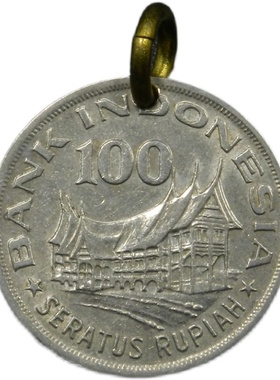 印尼硬币原创幸运复古饰品吊坠