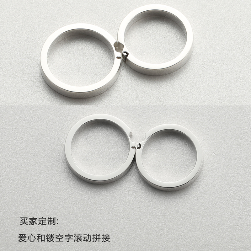 小众设计字母可修改戒指女 990 原创定制字母戒指 纯银情侣戒指一对 小众设计字母可修改戒指女 990 原创定制字母戒指 纯银情侣戒指一对