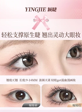 【小薄片】不朽流年睫毛书单簇分段式假眼睫毛自然逼真浓密款