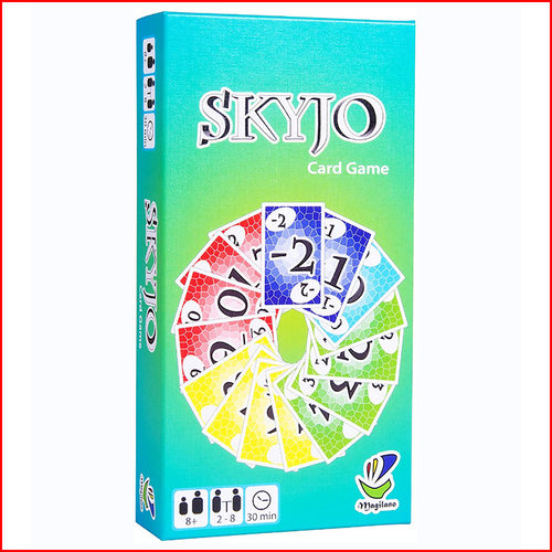 英文版skyjo action card天空城桌游家庭聚会休闲卡牌游戏 - 图0