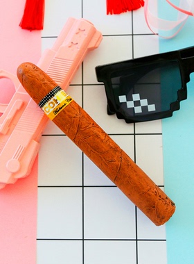 cos黄金雪茄玩具装逼神器链子