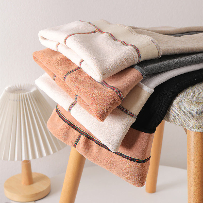 女童打底裤儿童长裤子秋冬季加绒加厚款白色宝宝蕾丝花边保暖高腰,淘宝优惠券,粉丝福利购,淘宝优惠卷