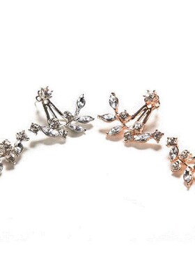 1 Pair Leaf Stud Earring For Women Gold Sliver Women Earings