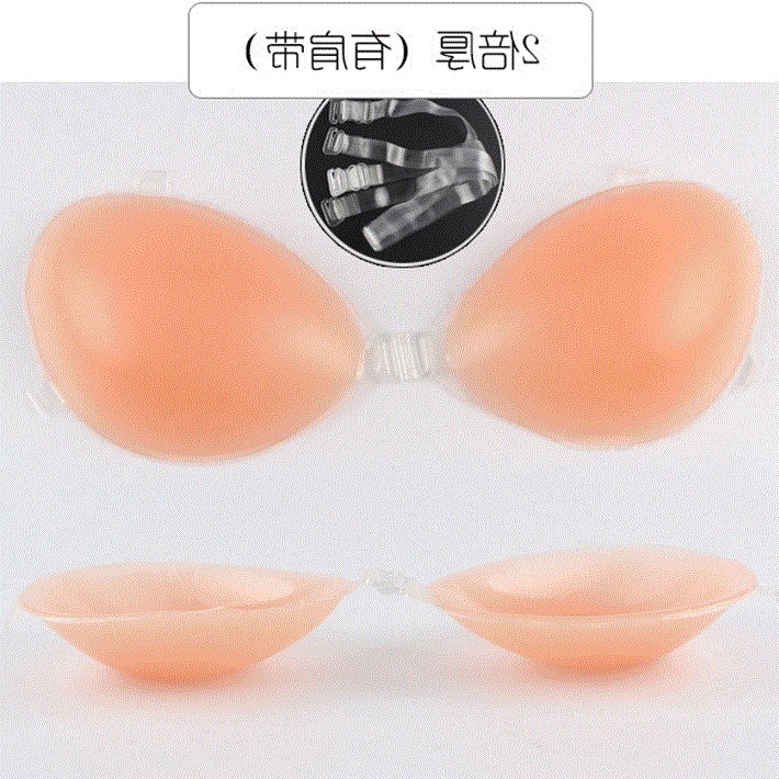 Bra Self-adhesive Stick On Gel Push Up Strapless Backless - 图1