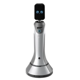 Звезда Orion Small Intelligent Active Welcome Service Robot Laser Laser Navigation Personity сталкивается с приемом признания