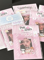 Original cute pink fish plate ins card head card back closure patch packed material out of casket packing girls heart