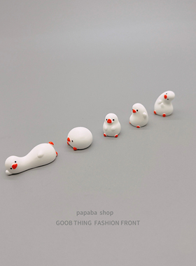 奇形怪状鹅治愈车载桌面摆件