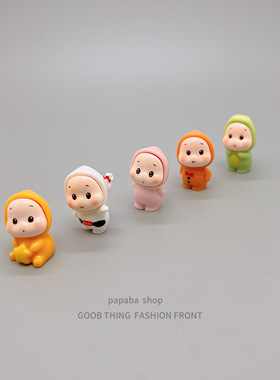 小小星星人工位桌面车载装饰摆件