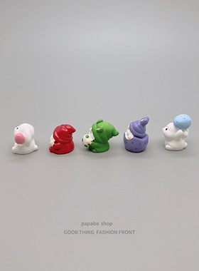 治愈小矮人提神电脑桌面摆件