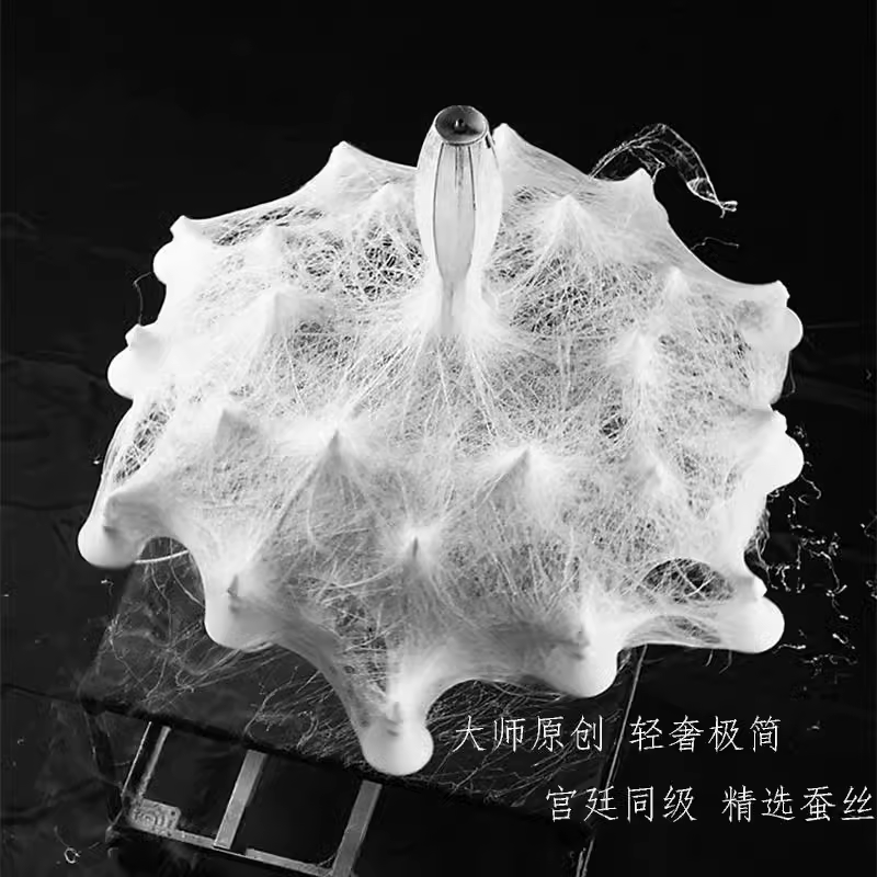 意大利Flos客厅吊灯设计师款网红轻奢日式复古别墅卧室餐厅蚕丝灯 - 图2