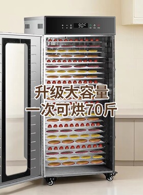 商用食品烘干机双风机干果机果蔬果干肉干宠物零食药材风干脱水机