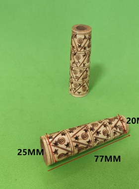 散珠配珠尼泊尔工艺老牛骨珠手工雕刻镂空珠长管珠项链毛衣链材料
