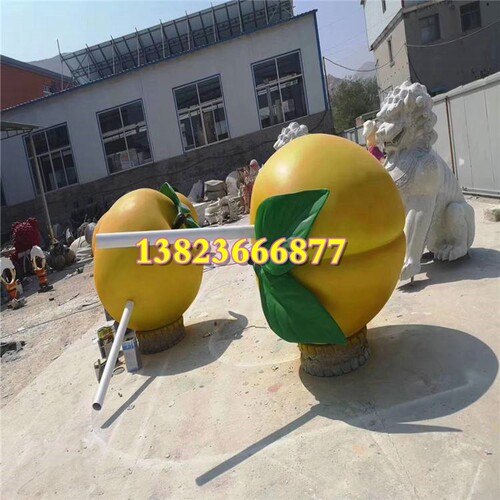 农业生态园雕塑玻璃钢黄桃摆件景观桃子杨桃水蜜桃装饰道具模型 - 图2