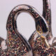 Pakistani copper color dot copper swan art copper animal ornaments home wedding room living room entrance ornaments