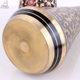 Pakistani copper handmade black lacquer thin neck copper vase home entrance feng shui copper vase
