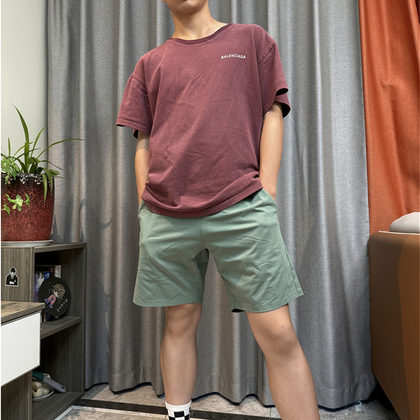 原厂出货男装女装DRY-EX速干高弹力运动短裤男透气排汗轻薄475386