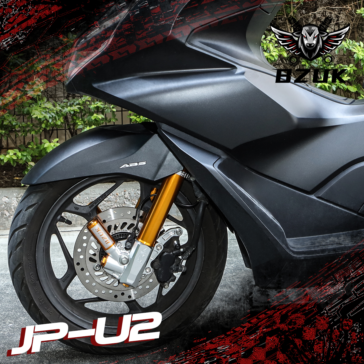 巴祖卡JPU2前减震适用本田PCX160 NS150GX NWG150改装阻尼避震器 - 图2