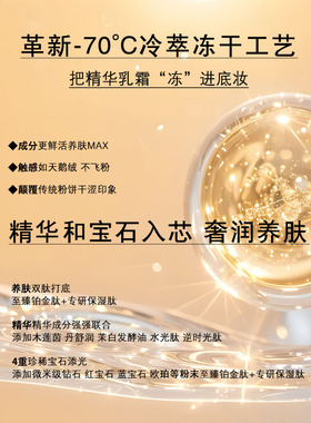 蒂洛薇抱抱枕粉饼控油定妆持妆