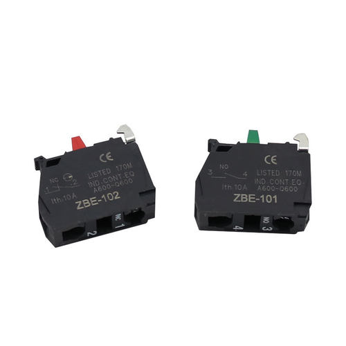 XB4-XB5高强度阻燃触点基座101一常开 ZBE-102一常闭 - 图2