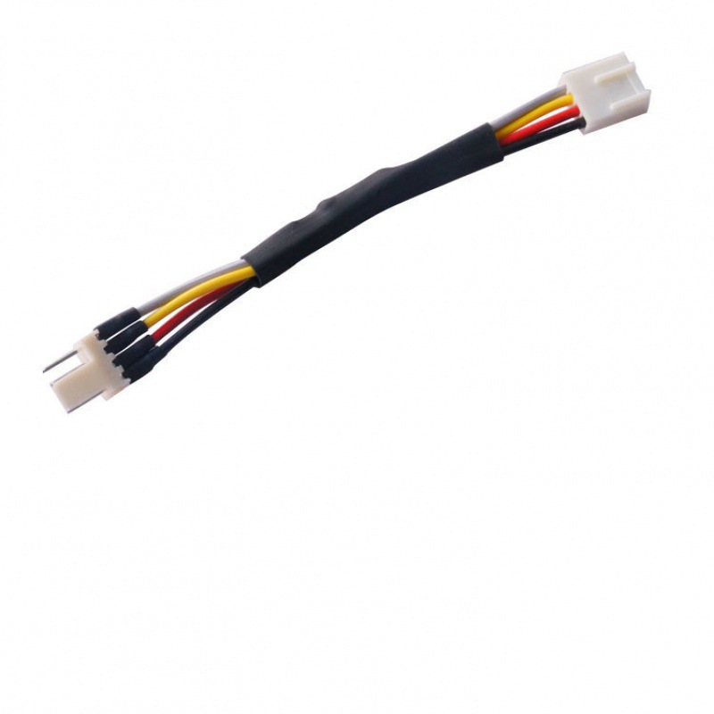 Computer 4-pin cpu fan deceleration cable, motherboard 4pin pwmji temperature control deceleration cable, chassis fan extension cable