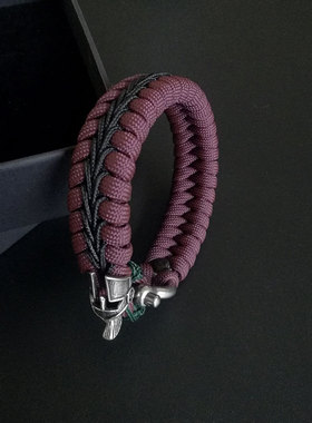 手工编织手绳伞绳铜配件