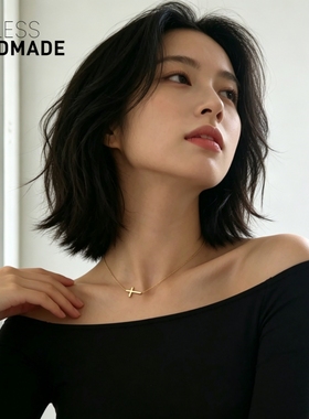 含金量5%平衡14KGF十字架项链