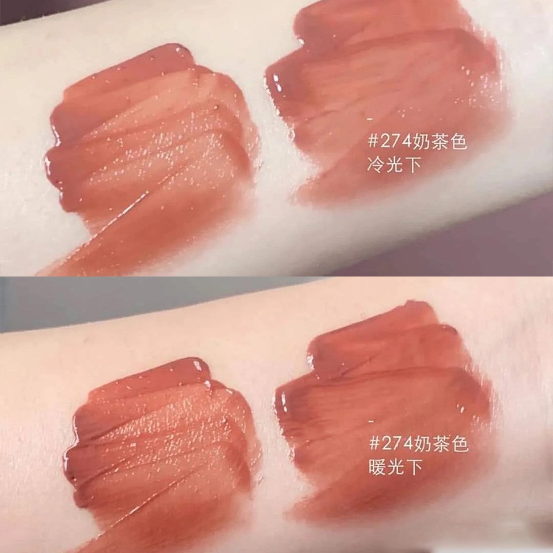 Lancome兰蔻漆光黑管唇釉口红274/356提升起色-图1