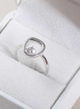 S925纯银经典精致DIY珍珠配件