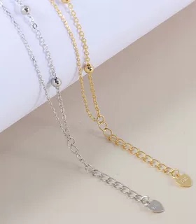 DIY珍珠配件 S925纯银简约双层珍珠手链满天星手饰小众设计感女