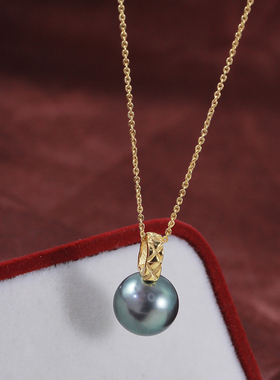 S925纯银气质百搭珍珠项链吊坠