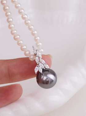 S925银精致吊坠项坠空托