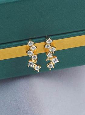 空托珍珠耳钉时尚三件套款戒指