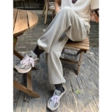 Осенние утепленные штаны для беременных с поддержкой живота