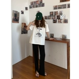 Летние тонкие штаны для беременных, свободный прямой крой