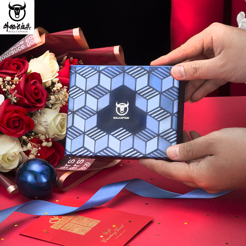 牛船长广州白云钱包男真皮短款防盗刷多卡位头层软牛皮钱夹子,淘宝优惠券,粉丝福利购,淘宝优惠卷