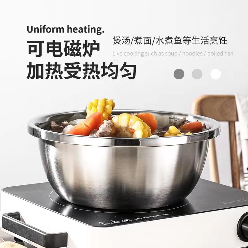 不锈钢洗菜盆沥水篮子厨房神器多功能家用水果盘洗水果菜篮圆形盆,淘宝优惠券,粉丝福利购,淘宝优惠卷