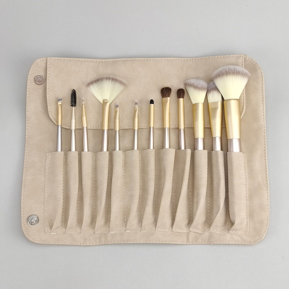 12孔位化妆刷收纳包磨砂PU皮便携刷包软面彩妆套刷防尘收纳袋,淘宝优惠券,粉丝福利购,淘宝优惠卷
