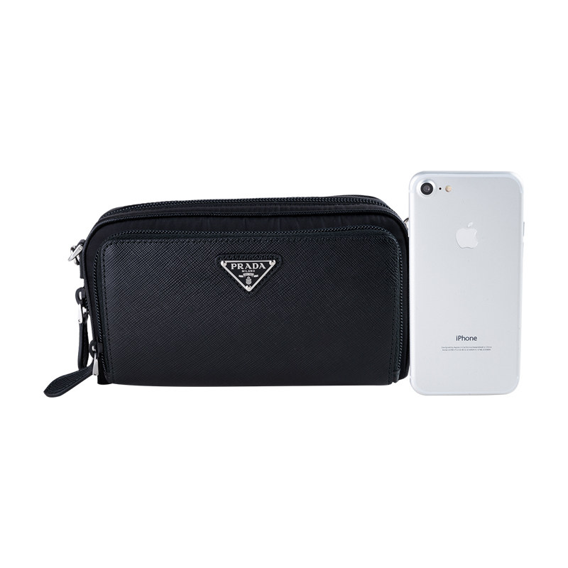 prada金属角标logo休闲20单肩挎包 para海外女士包袋